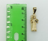 Plated Small Saint Benedict 3mm Star Chain Necklace