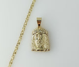 Plated Jesus 3mm Star Chain Necklace