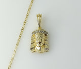 Plated Jesus 2.5mm Star Chain Necklace