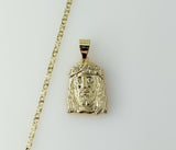 Plated Jesus 2.5mm Star Chain Necklace