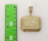 Plated Large The Last Supper 5mm Rope/Braided Chain Necklace
