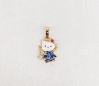 Plated Cat Pendant