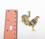 Plated Rooster Pendant