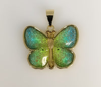 Plated Butterfly Pendant