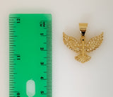 Plated Blinged Holy Spirit Dove Pendant