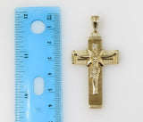 Plated Cross 3mm Figaro Chain Necklace