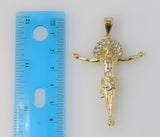 Plated Cross 2mm Rope/Braided Chain Necklace