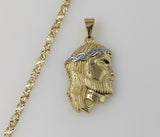 Plated Multicolor Jesus 4mm Star Chain Necklace