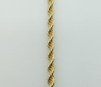 Plated 5mm Rope Braided Chain