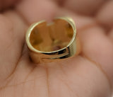 Plated Multicolor Virgin Mary Men Adjustable Ring