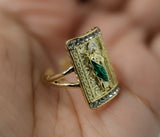 Plated Multicolor Saint Jude Adjustable Ring