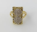 Plated Multicolor Saint Benedict Adjustable Ring