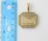 Plated Blinged The Last Supper 4mm Star Chain Necklace