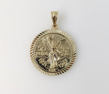 Plated Mexican Centenario Coin 50 Pesos Pendant
