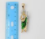 Plated Medium Multicolor Saint Jude 5mm Figaro Chain Necklace