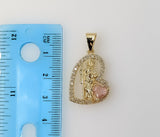 Plated Dainty Saint Jude 14K 3mm Cuban Chain Necklace