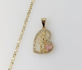Plated Dainty Saint Jude 2.5mm Star Chain Necklace