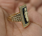 Plated Multicolor Saint Jude Adjustable Ring