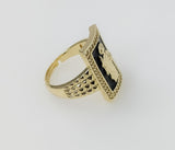 Plated Multicolor Saint Jude Adjustable Ring