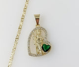 Plated Dainty Saint Jude 2.5mm Star Chain Necklace