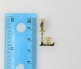Plated Dainty Letter Initial "L" Pendant