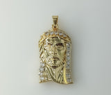 Plated Large Jesus Pendant