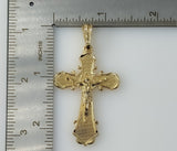 Cross Crucifix Jesus Plated Men Pendant Religious Faith Charm