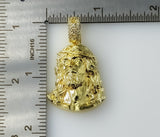 Plated Jesus Head Thorn Crown Men Pendant Christ Face