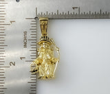 Plated Small Holy Infant of Atocha Pendant Religious Charm