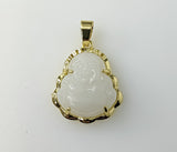 Plated Dainty Buddha Pendant