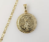 Plated Mexican Centenario 4mm Star Chain Necklace