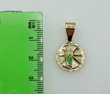 Plated Dainty Multicolor Saint Jude 2.5mm Star Chain Necklace
