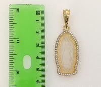 Plated Virgin Mary Pendant