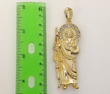 Plated Saint Jude Thaddaeus Pendant