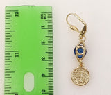 Plated Saint Benedict Earring