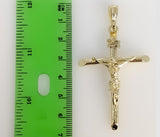 Plated Medium Cross Pendant