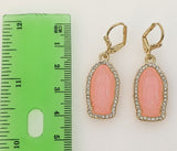 Plated Virgin Mary Earring