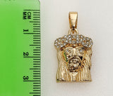 Plated Jesus 3mm Figaro Chain Necklace