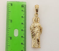 Plated Saint Jude Thaddaeus Pendant