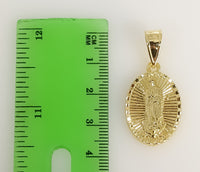 Plated Virgin Mary Pendant