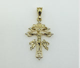 Plated Holy Cross of Caravaca Pendant