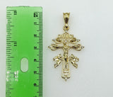 Plated Holy Cross of Caravaca Pendant