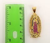 Plated Virgin Mary Twist Chain Necklace