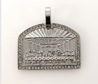 Stainless Steel Silver The Last Supper Pendant