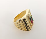 Plated Multicolor Virgin Mary Men Ring
