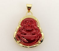 Plated Dainty Buddha Pendant