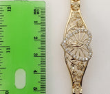 Plated Virgin Mary Adjustable Bracelet