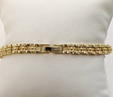 Plated Virgin Mary Bracelet