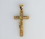 Plated Mini Dainty Bling Cross Pendant