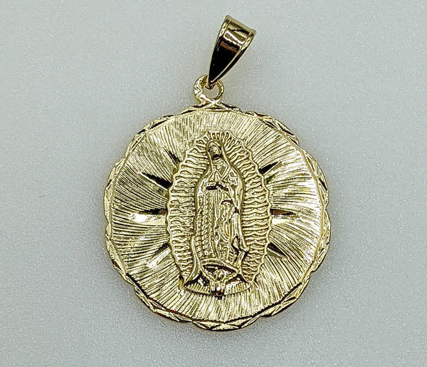 Plated Virgin Mary Pendant